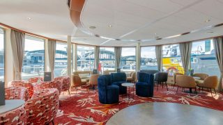 Loungebereich der MS Lisabelle