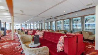 Loungebereich der MS Lisabelle