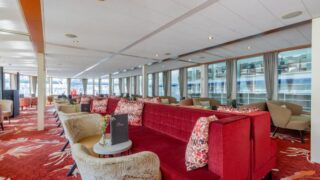 Loungebereich der MS Lisabelle